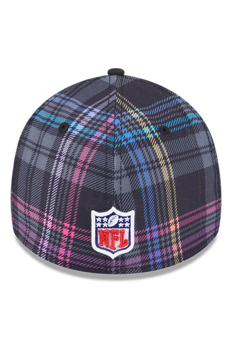 Men's New Era Black Philadelphia Eagles 2024 NFL Crucial Catch Plaid 39THIRTY Flex Hat, Alternate, color, Black
