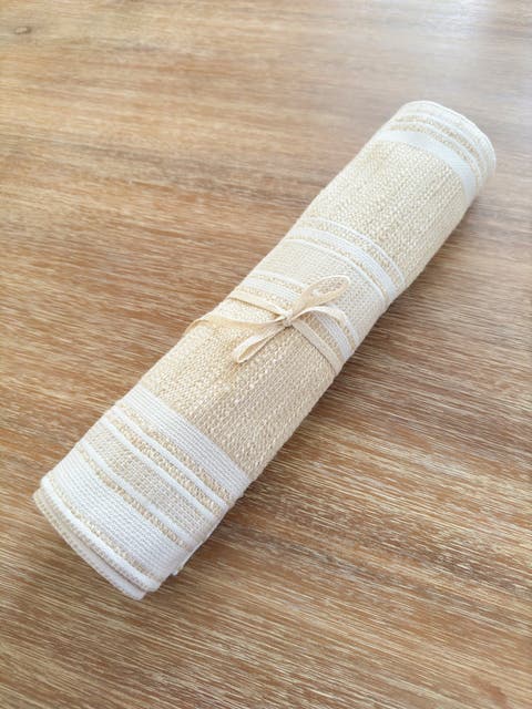 Beach Club Stripe Indoor Outdoor Table Runner