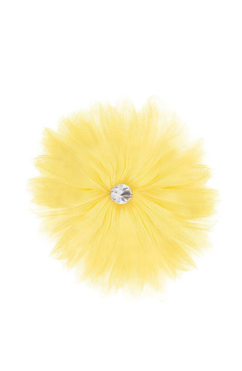 Mini Celebrities Lotus Hair Clips, Main, color, Yellow