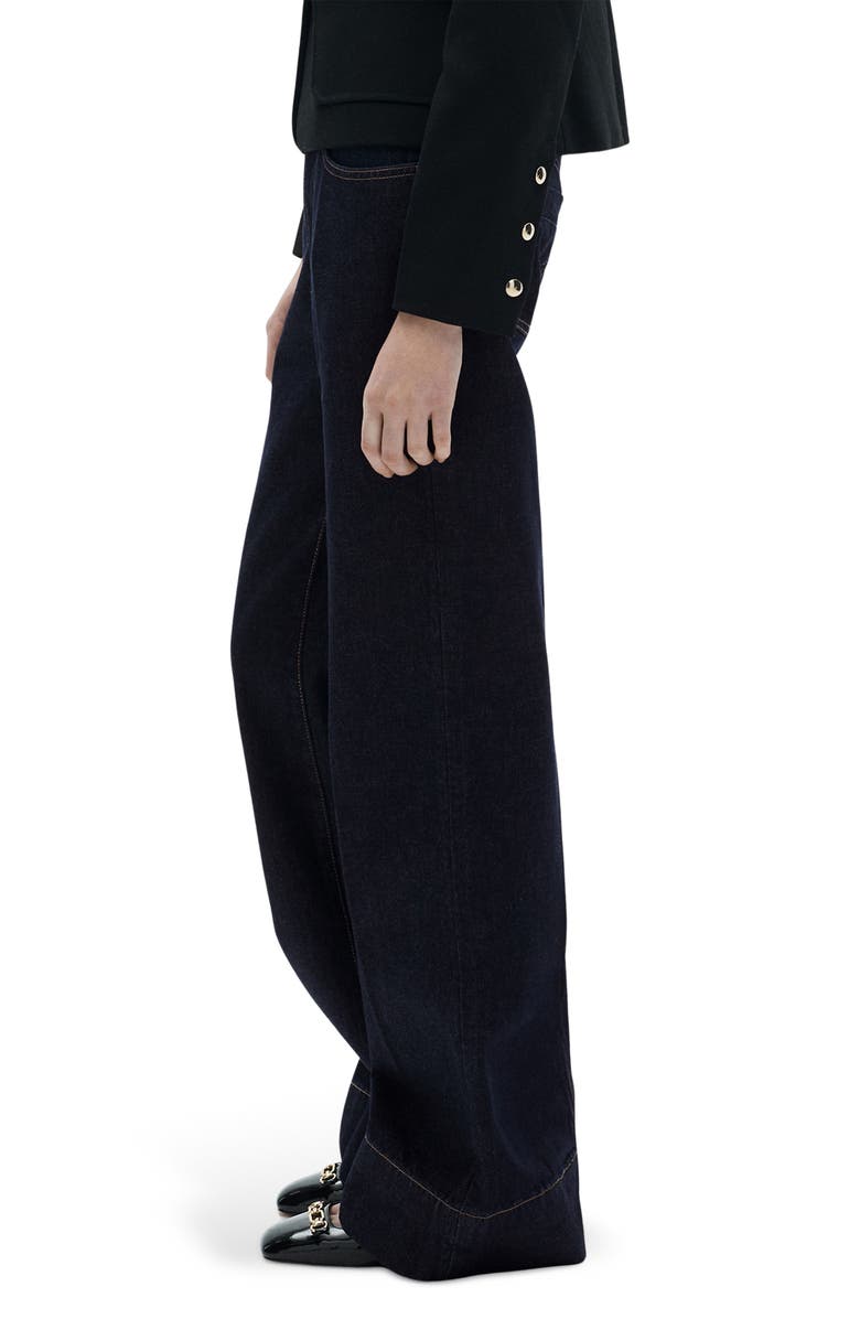 MANGO Layla Mid Rise Wide Leg Jeans | Nordstromrack