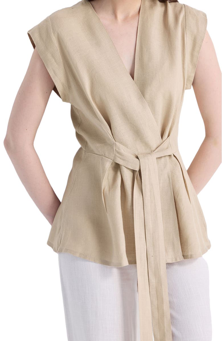 Reistor Power Moves Short Sleeve Top, Alternate, color, Neutral Beige