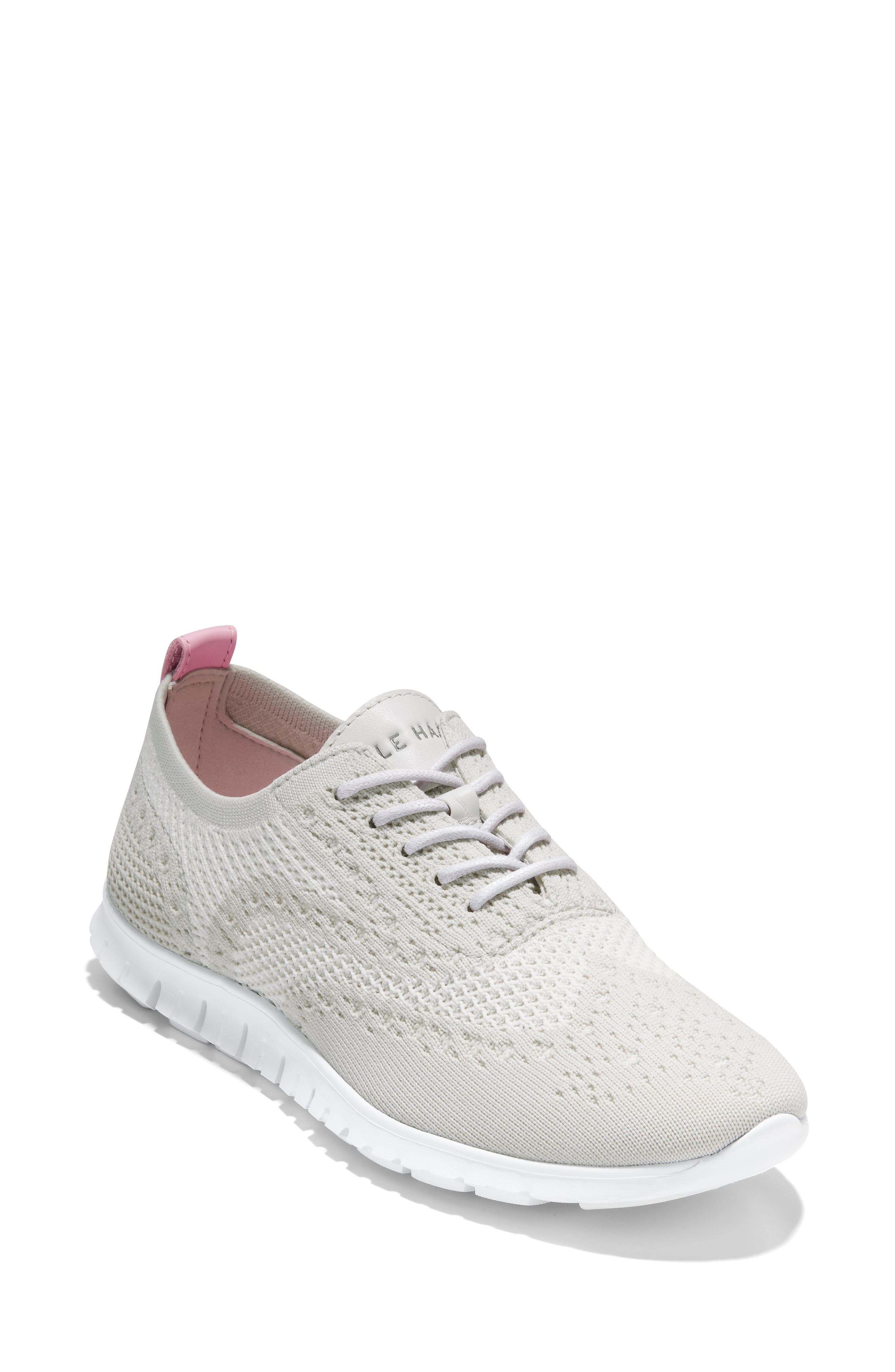 ZERØGRAND Stitchlite Wingtip Oxford Sneaker, Main, color, OYSTER MUS