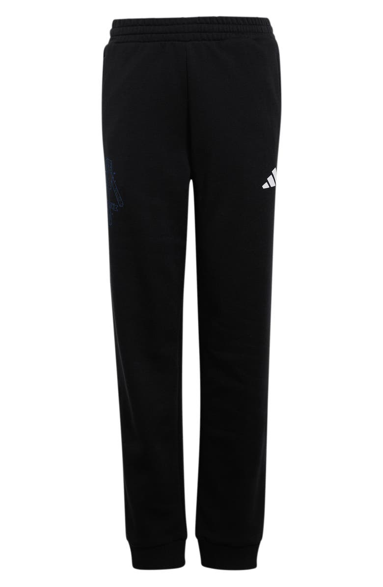 adidas Originals x Minecraft Kids' Joggers, Main, color, Black/ White