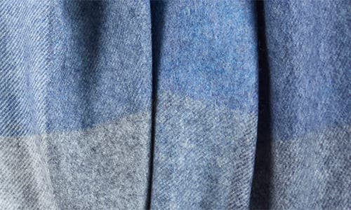 Bruno Magli Silk & Cashmere Blend Scarf In Blue