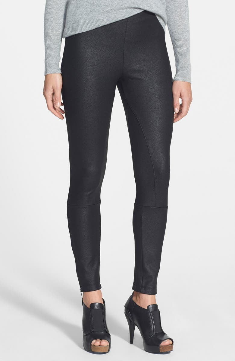 Lysse ́ 'Simone' Coated Ponte Knit Control Top Leggings, Alternate, color,