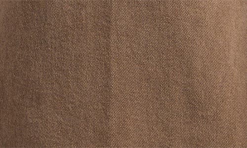 Paige Anessa Raw Hem High Waist Wide Leg Jeans In Brown