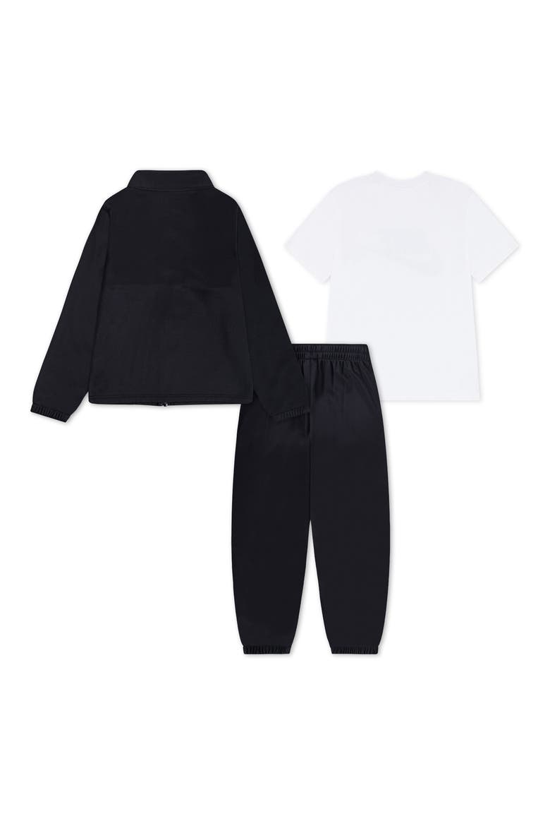 Kids' Propus T-Shirt, Track Jacket & Joggers Set, Alternate, color, 023BLACK