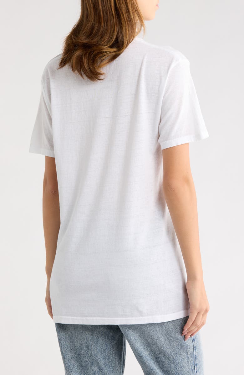 Junk Food Burnout Mustang Graphic T-Shirt, Alternate, color, White Burnout