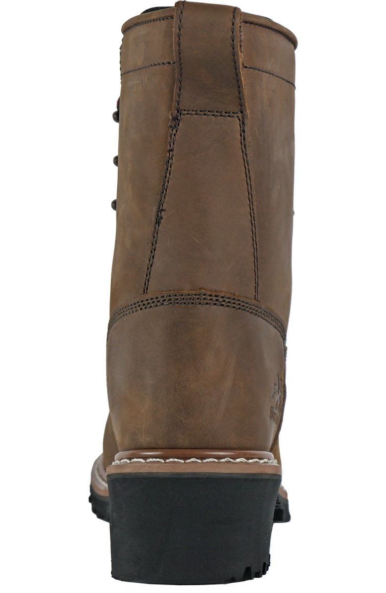 Moxie Trades Moxie Mareen Kiltie 8 Inch Composite Toe Work Boot, Alternate, color, Brown