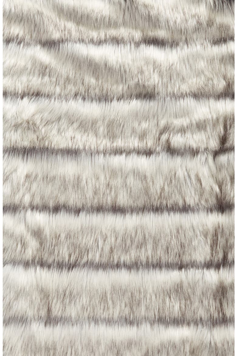 Luxe Faux Fur Slumber Bag, Alternate, color, GREY FROST MULTI