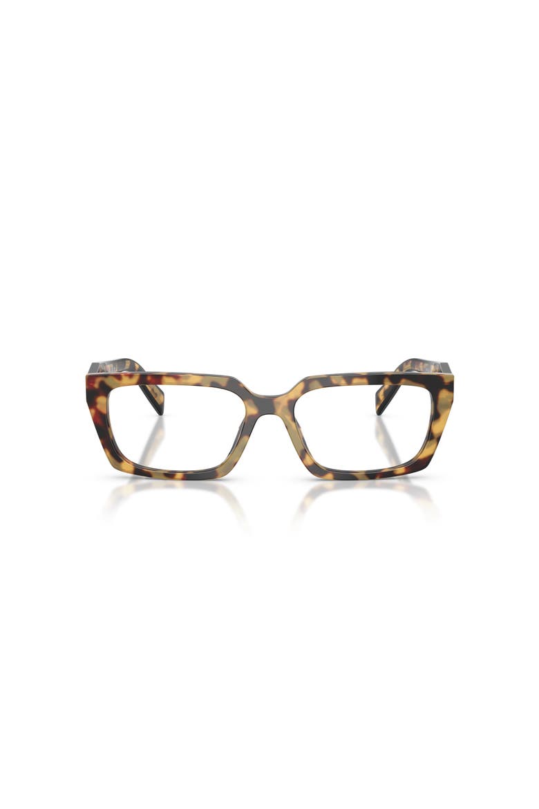 55mm Rectangle optical glasses, Alternate, color, Tortoise