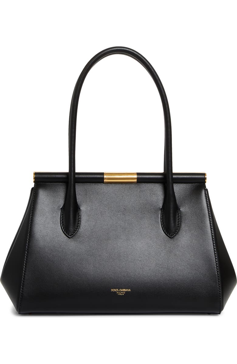 Dolce&Gabbana Marlene Everyday Bag, Alternate, color, 80999 Nero