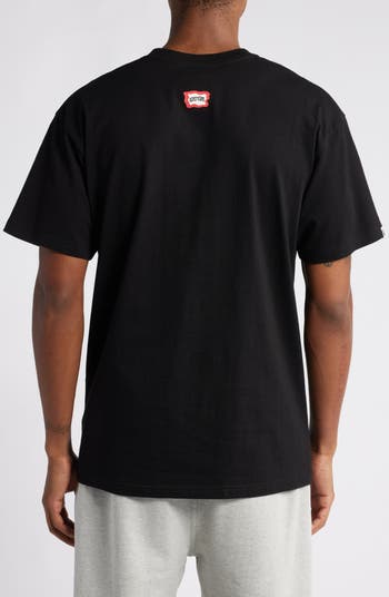 Blurred Cotton Graphic T-Shirt