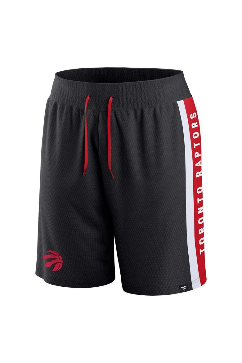 Men's Fanatics Branded Black Toronto Raptors Referee Iconic Mesh Shorts, Alternate, color, Black