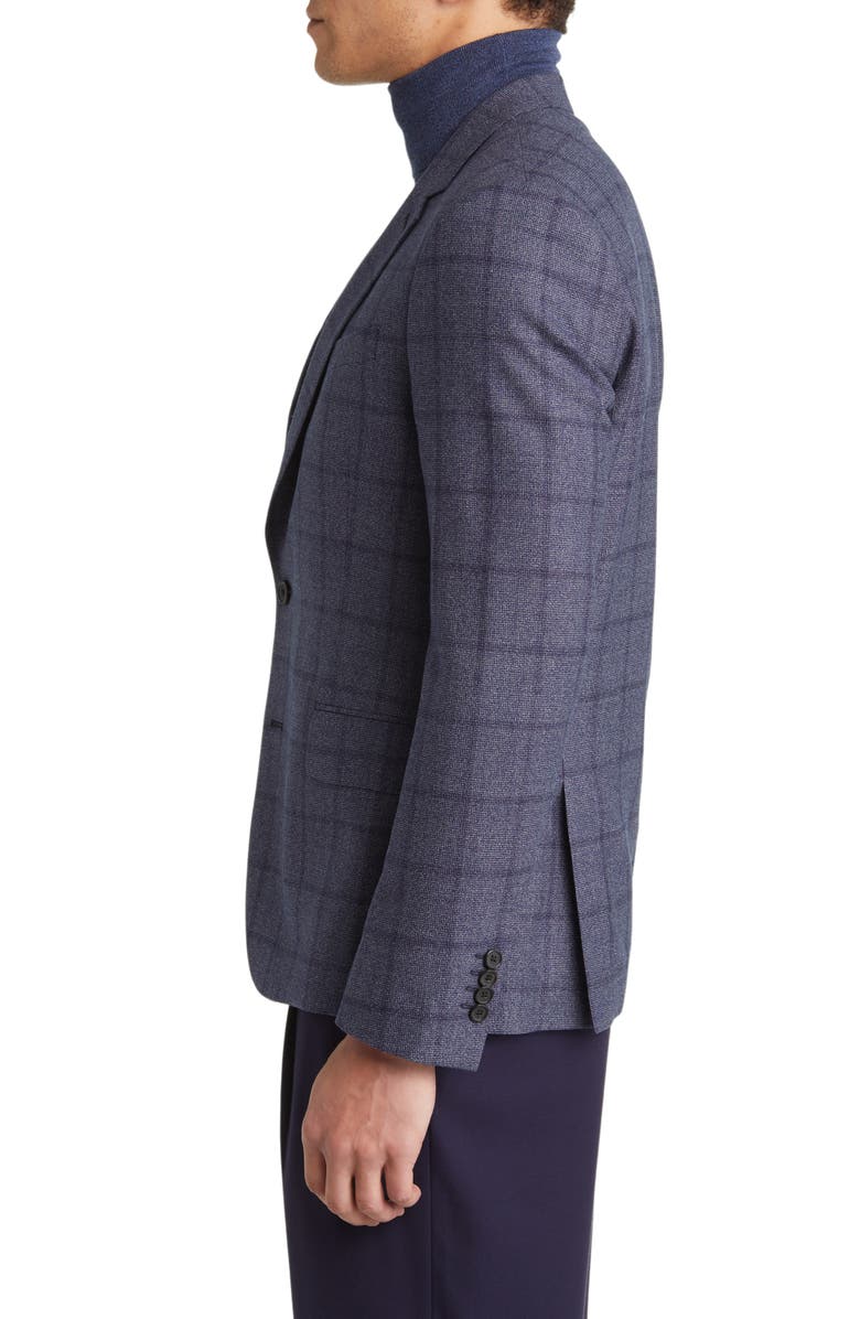 Paul Smith Plaid Two-Button Wool Sport Coat, Alternate, color, 