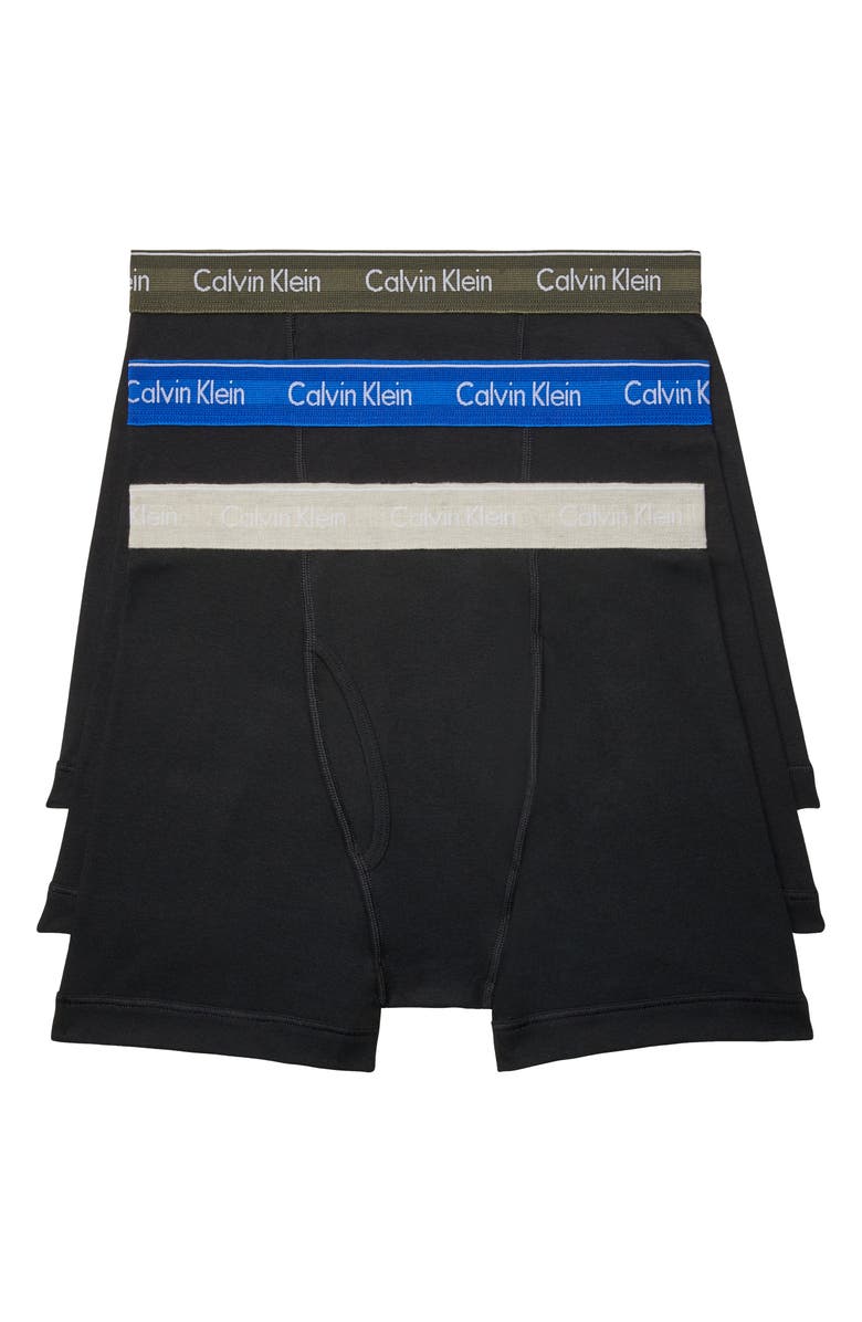 Calvin Klein Classics 3-Pack Cotton Boxer Briefs, Main, color,