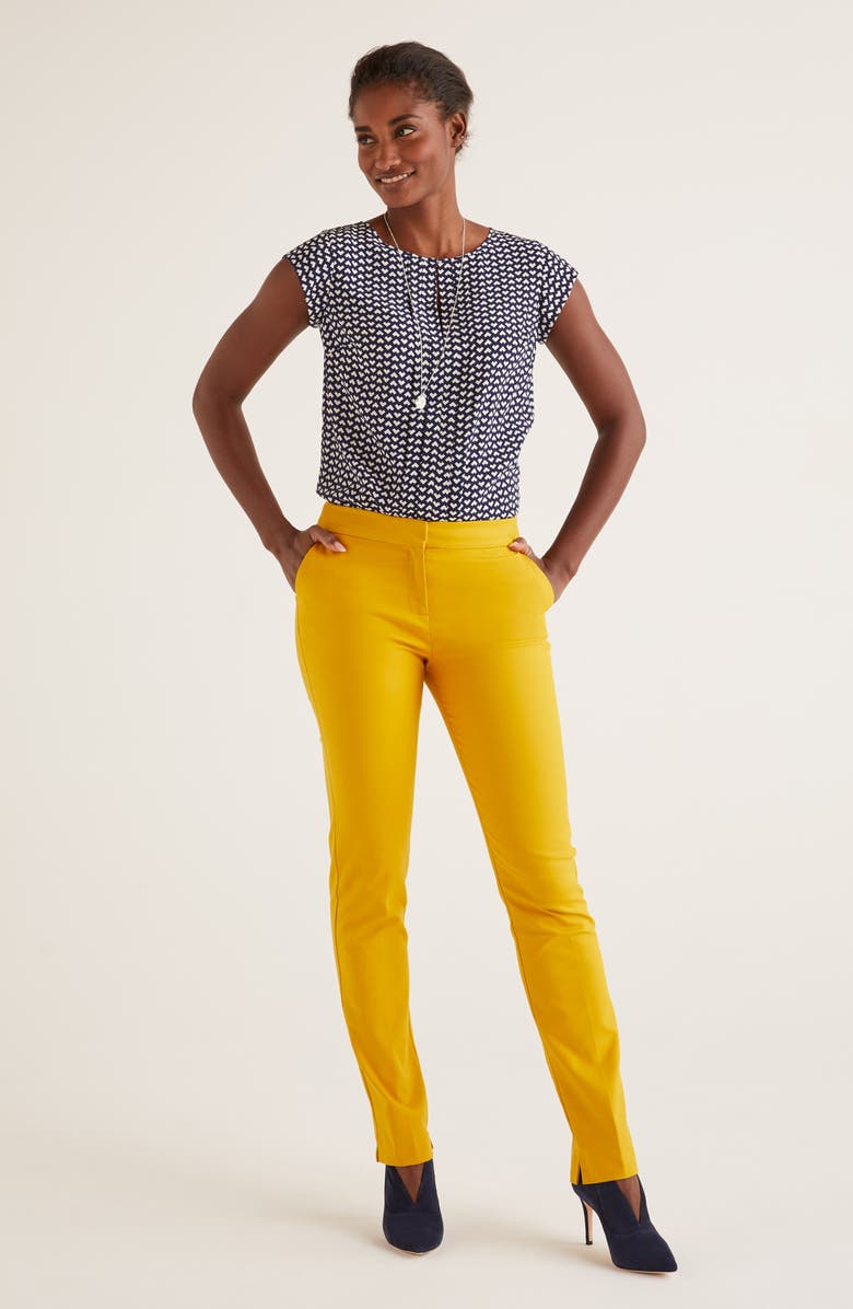 Boden Pleated Front Top, Alternate, color, 