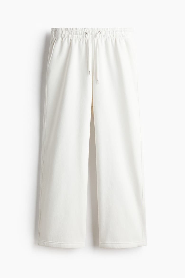 Loose-Fit Sweatpants, Alternate, color, White