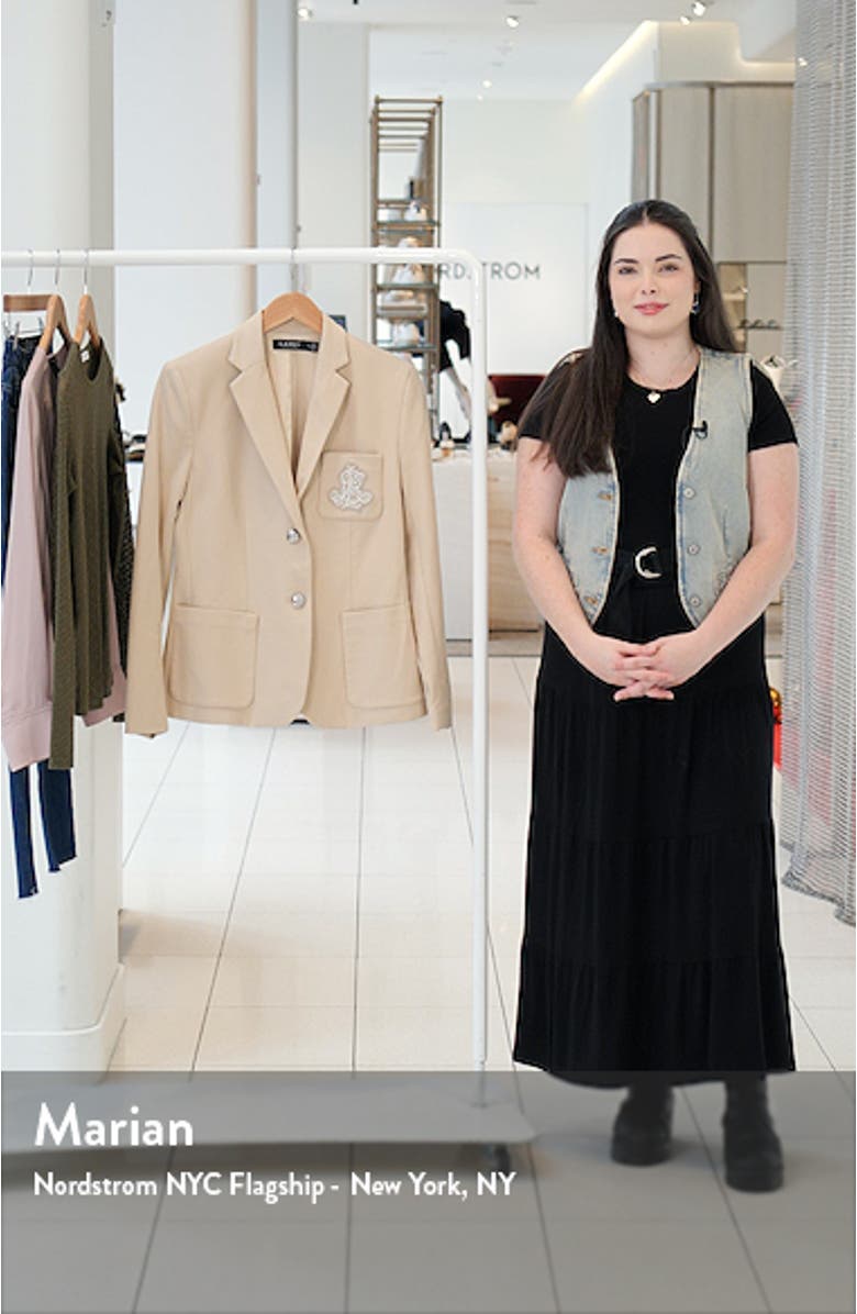 Bullion Jacquard Blazer, sales video thumbnail