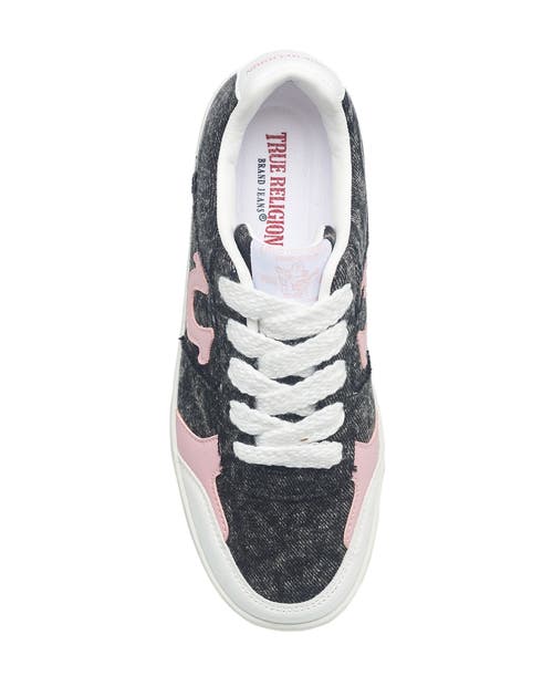 True Religion Ladies Kim Logo Sneaker In Black