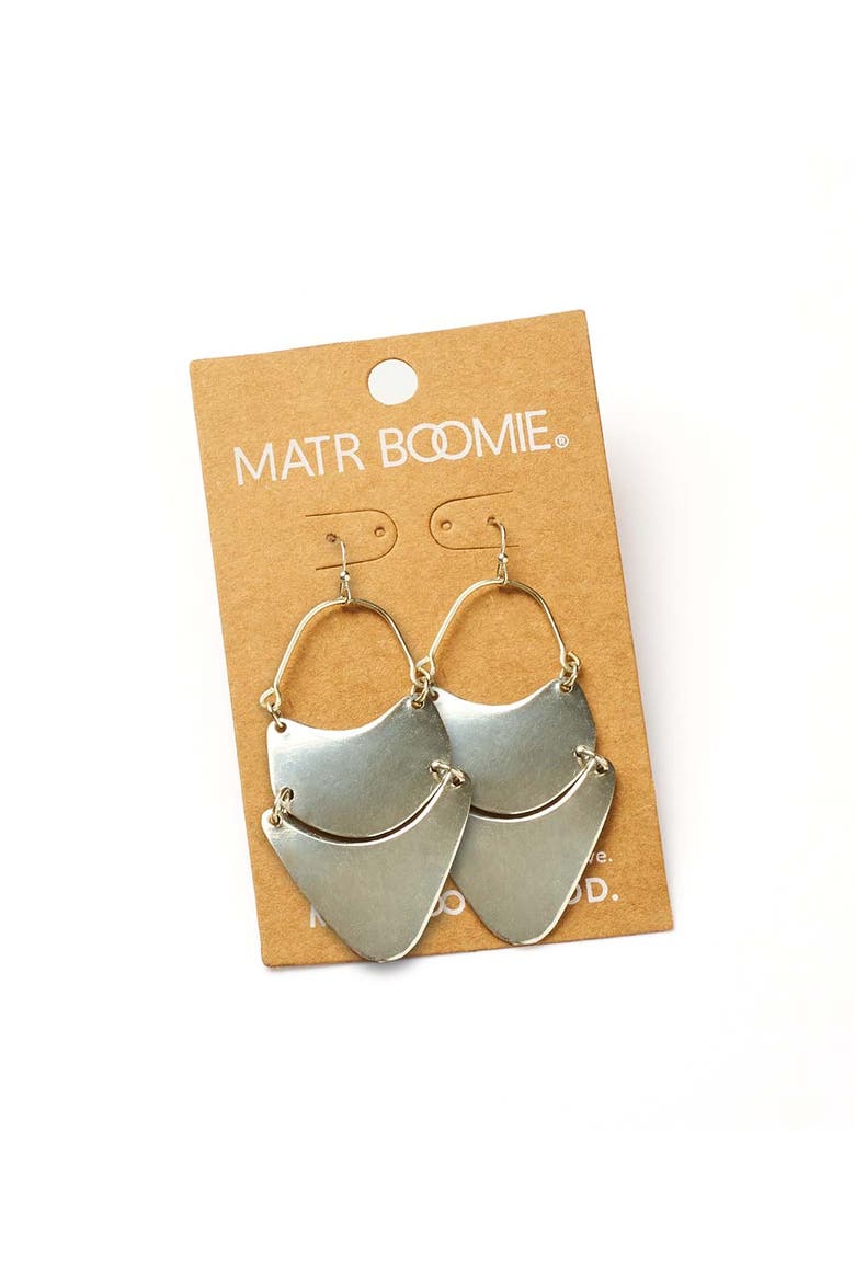 Iyla Geometric Statement Earring, Alternate, color, Silver