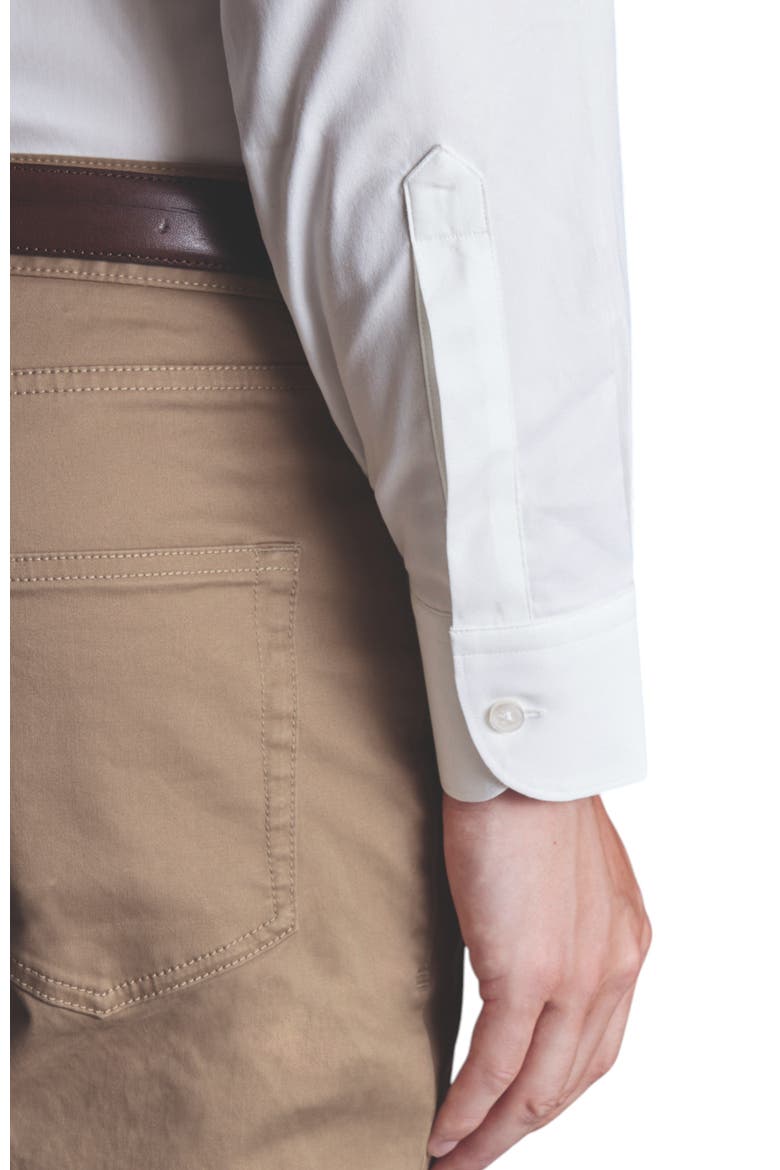 Non-Iron Performance Twill Shirt, Alternate, color, White