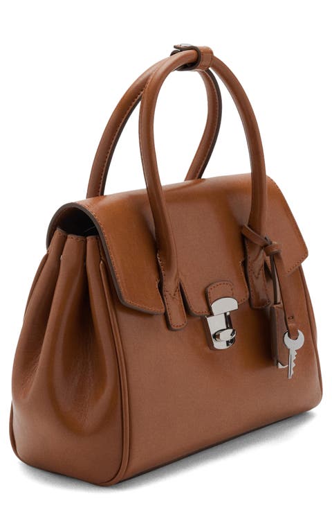 Small City Faux Leather Handbag