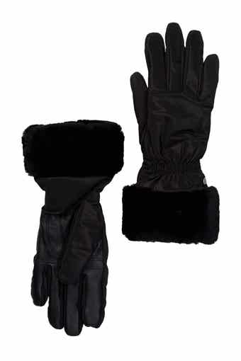 UGG® UGG Genuine Dyed Shearling Trim Tech Gloves