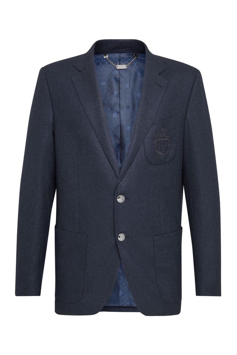 Blazer Crest Men, Main, color, darkblue