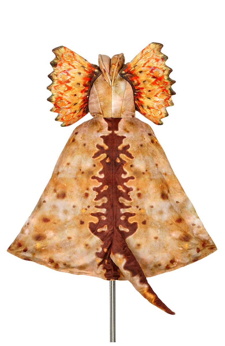 Souza Dilophosaurus Dragon Costume Cape, Alternate, color, Brown