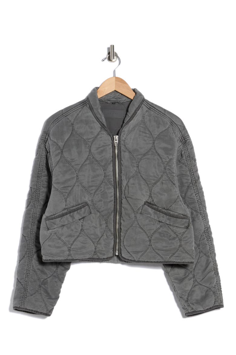 Quilted Bomber Jacket, Alternate, color, UNWIND