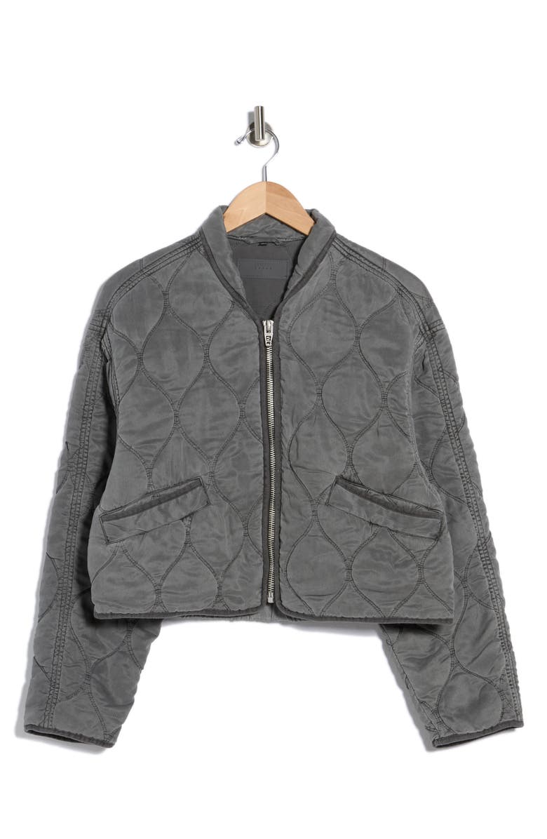 BLANKNYC Quilted Bomber Jacket, Main, color, Unwind