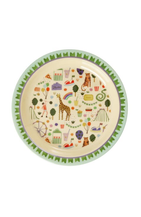 Melamine Kids Plate Fun Fair