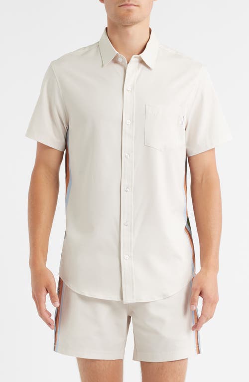 Mavrans Rayas Weekend Button-up Shirt In White