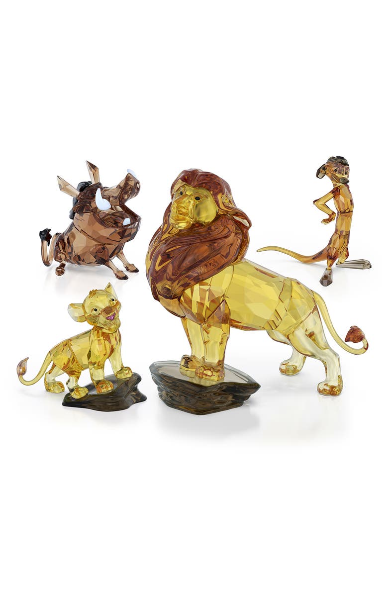 Swarovski x Disney<sup>®</sup> The Lion King Simba Figurine, Alternate, color, Yellow