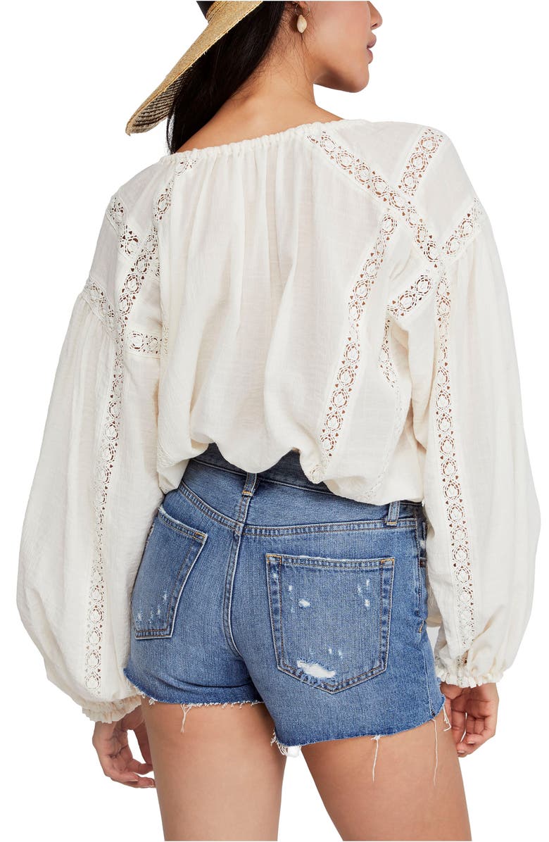 Free People Maria Maria Lace Blouse, Alternate, color, 