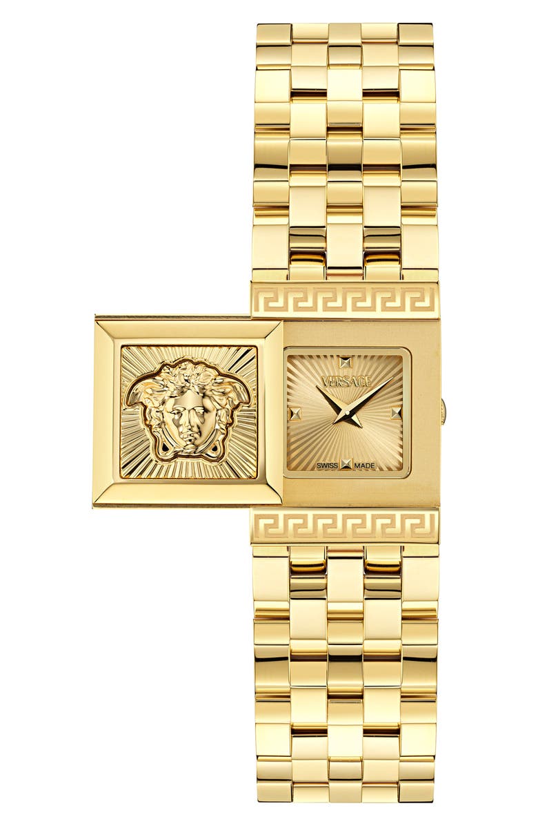 Versace Reveal Bracelet Watch, 18mm x 25mm, Alternate, color, 