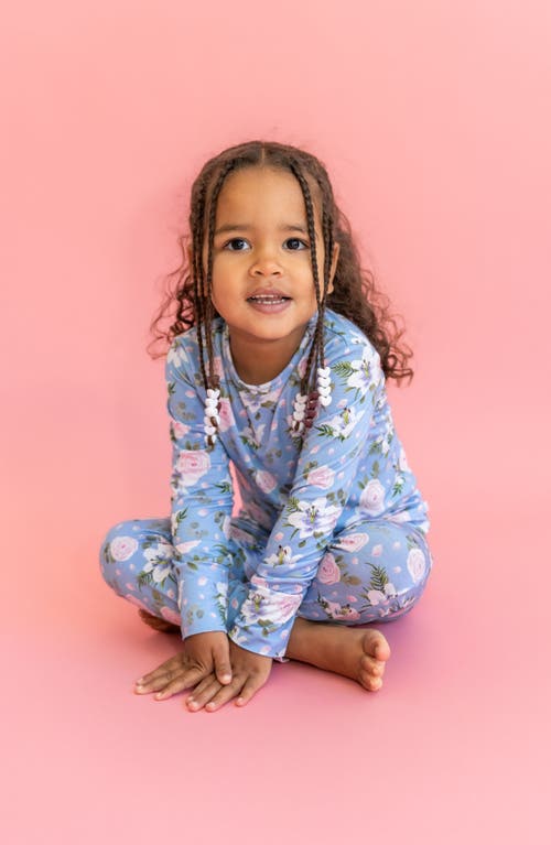 Laree + Co Lillian 2-piece Long Sleeve Set In Floral