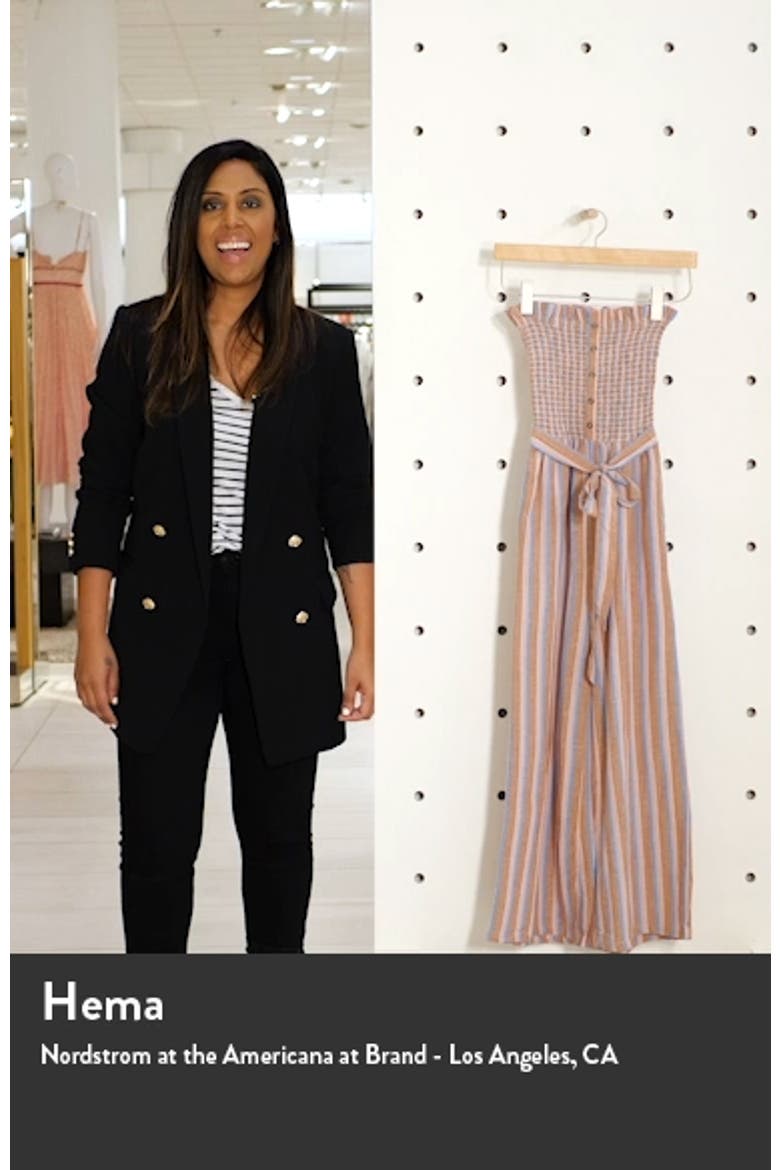 Forward Feelings Strapless Wide Leg Jumpsuit video