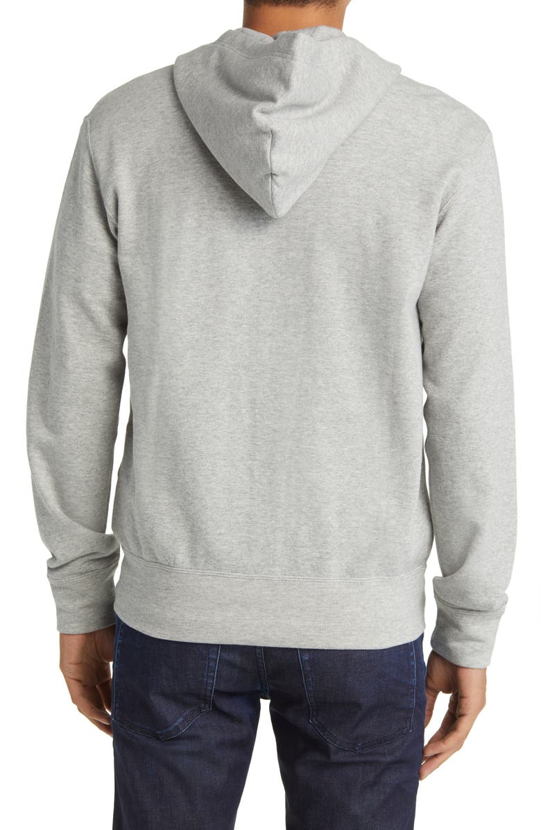 Comme des Garçons PLAY Pixel PLAY Appliqué Zip Hoodie, Alternate, color, 