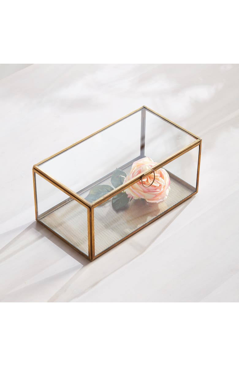 Napa Home & Garden Arwen Rectangular Display Box, Alternate, color, Gold