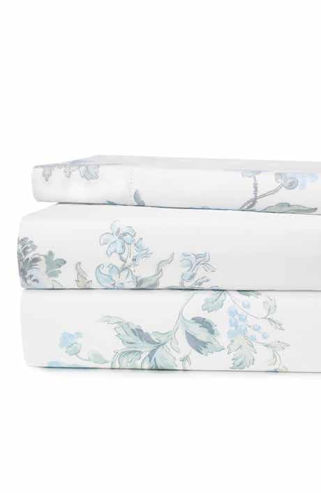 MELANGE HOME Rose 200 Thread Count Percale Cotton Sheet Set