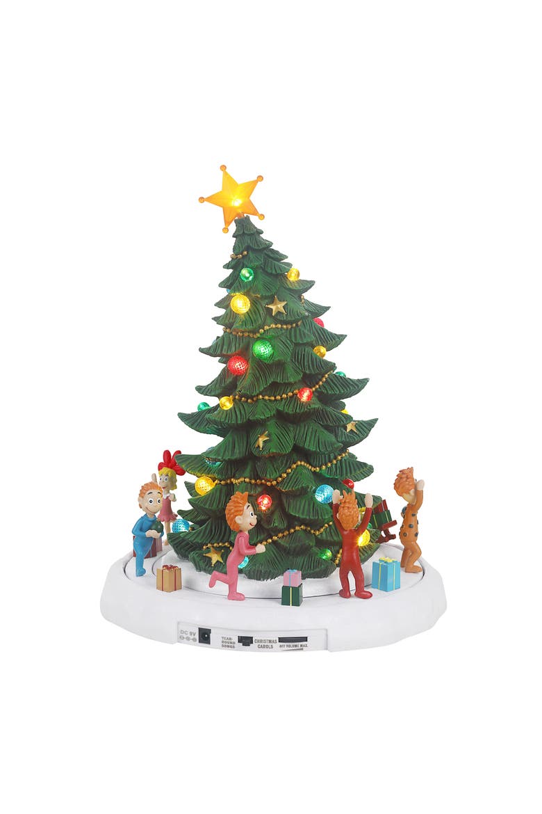13 in. Animated Grinch Tree, Alternate, color, Multicolored