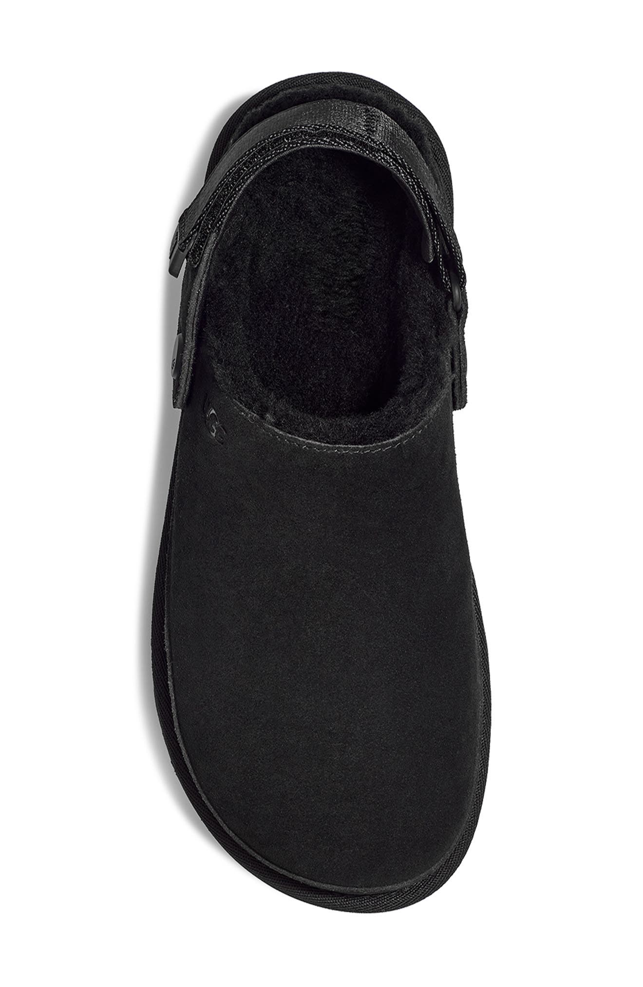 UGG<sup>®</sup> Goldenstar Cozy Clog, Alternate, color, Black