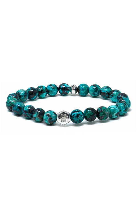 Bohème Smooth Chrysocolla Stretch Bracelet