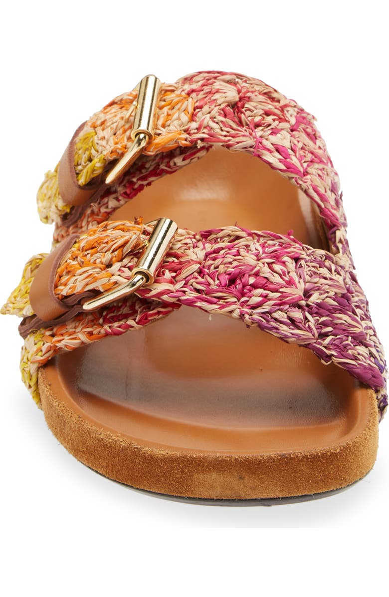 Isabel Marant Lennyo Macramé Slide Sandal, Alternate, color,