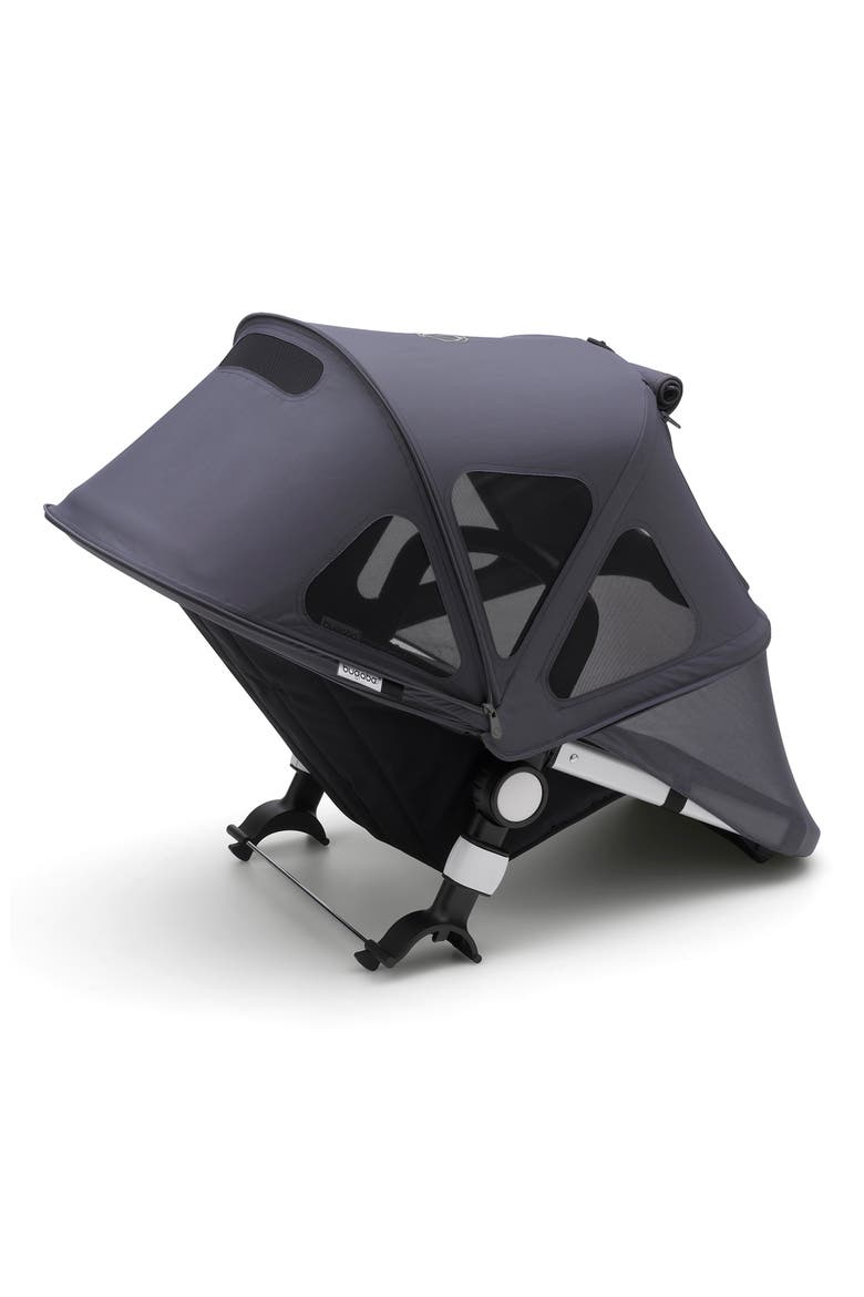 Stellar Breezy Limited Edition Reflective Sun Canopy for Bugaboo Fox and Cameleon³ Strollers, Alternate, color, MIDNIGHT BLUE