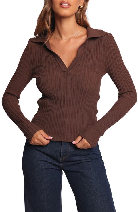 Emmerson Rib Collared Sweater