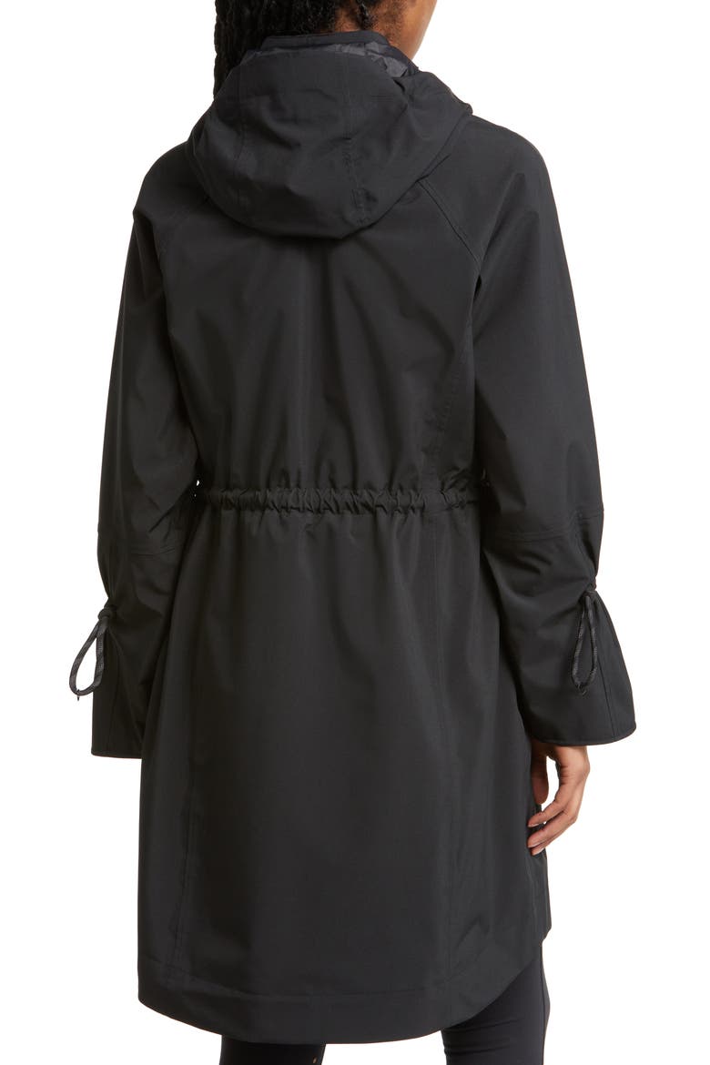 Piper Waterproof Oversize Rain Jacket, Alternate, color, BLACK BEAUTY