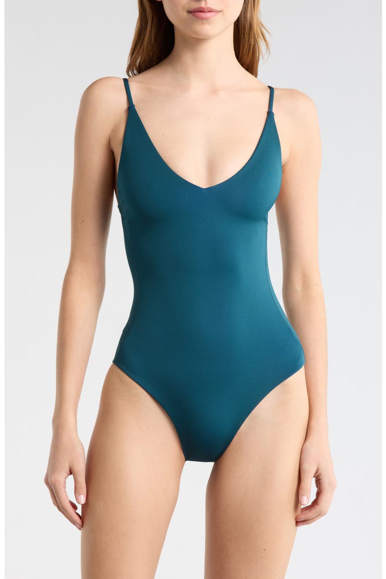 Sunday One-Piece Swimsuit, Main, color, DEEP END